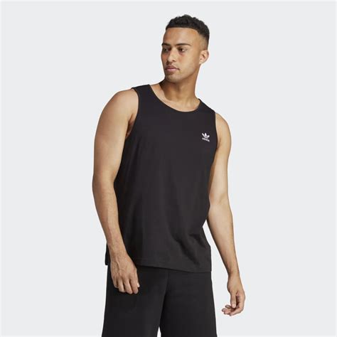 adidas tanktop heren trefoil|Trefoil Essentials Tank Top .